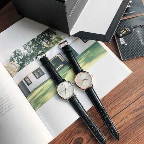 Montblanc Heritage Spirit series, black alligator leather. Automatic mechanical