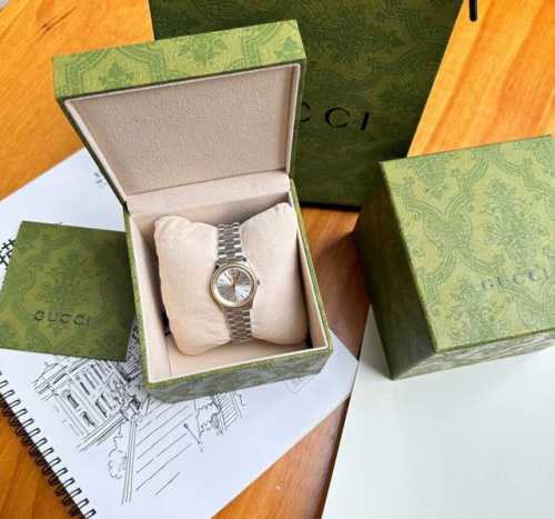Explore the 2025 Early Spring Gucci G-Timeless Quartz Collection. The watch has