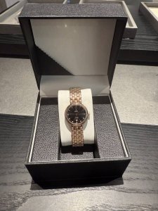 The Omega Elegance Collection, upgraded in platinum, makes a stunning debut, pe