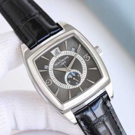 White-Gold Tw Patek Philippe's complex multi-function series 5135G--010 makes i - Click Image to Close