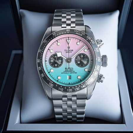 Tw Factory! Tudor Black Bay Chrono stainless steel watch! The meticulously detai - Click Image to Close