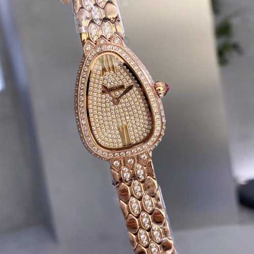 The New Serpentiseduttori Gilded Snake Shadow Watch Is A Swiss Movement. The Sta
