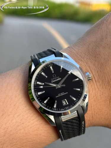 Kg Factory - Omega Seamaster Aqua Terra Observatory 41mm New Black Ceramic Dial