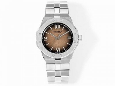 White steel and rose gold 2600 Gh Factory exclusive masterpiece Chopard Alpinee