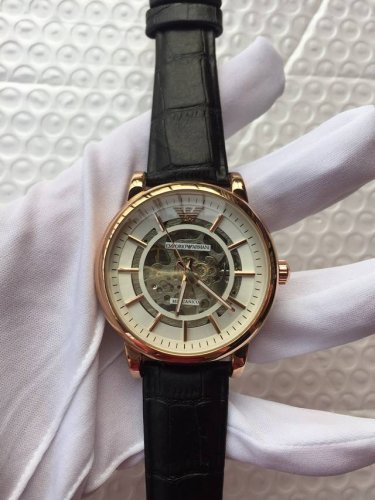 Armani Armani Classic Retro Hollow Design With Three-Hand Noble Atmosphere ~ Gen