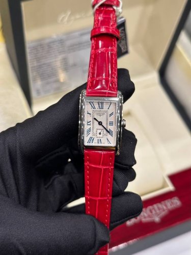 Exclusive Real-Life Photos Of The Longines Elegant Series Crocodile Leather Stra