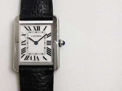 Small size upgraded V2 version of the top-notch Cartier Tank series, available