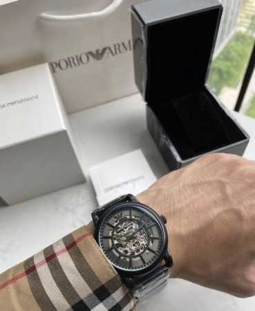 Armani Men's Watch, Model: Ar60045, Case: Stainless Steel, Crystal: Mineral Glas - Click Image to Close