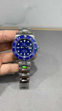 Rolex Submariner series Blue Ghost 40mm size same model movement date hand adjus - Click Image to Close