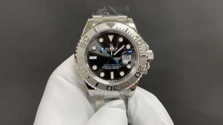 Rolex Yacht-Master White Case Grey 40mm Japanese Machine Top Quality Shipment Ac - Click Image to Close