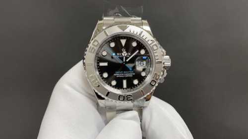 Rolex Yacht-Master White Case Grey 40mm Japanese Machine Top Quality Shipment Ac