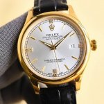 Gold Case + 50 Bestseller: This upgraded Rolex men's watch features a unique dia