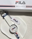 Fila Genuine Watch, Quartz Movement, Silicone Strap, White Dial, Unisex, Stylis