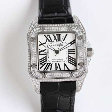 Taiwanese Factory Santos Quartz Mechanical Movement, Original Mold, Developed Ov - Click Image to Close
