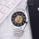Stainless steel strap with butterfly buckle white: , gold and black at the same