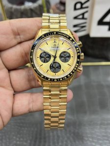 Bbt Omega Speedmaster Moonshot Series 42mm*13.6mm All Gold with Manual 3861 Chro