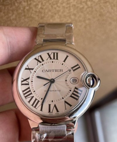 Cartier Blue Balloon series popular mechanical automatic men's watch, 42.1mm ove