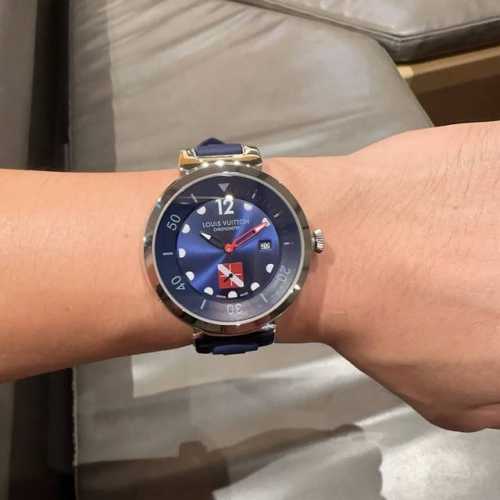 Real shot of Louis Vuitton, the perfect embodiment of luxurious style and exquis