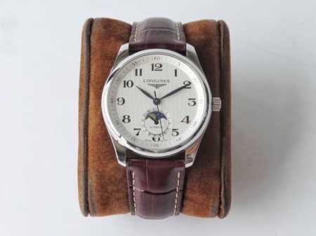 Gs's masterpiece, the Longines Master Collection L2.909.4.78.3 Moon Phase watch, - Click Image to Close