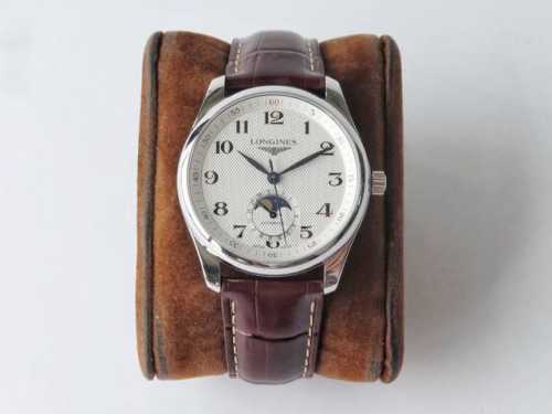 Gs's masterpiece, the Longines Master Collection L2.909.4.78.3 Moon Phase watch,