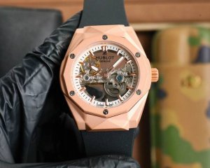 Hublot glass 45mm*13mm top layer cowhide strap original buckle fully automatic m