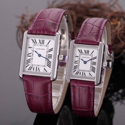 Price: 30 (Ddd) Brand: Cartier Type: 2-hand Tank series couple's watch Strap: To
