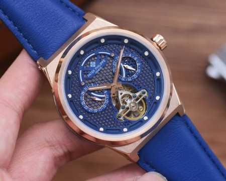 White Case, Rose Gold Case Men's Favorite Multifunctional Watch Latest: Patek Ph - Click Image to Close