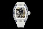 Richard Mille Panda Eating Golden Bamboo Crystal Rm26-01 Tourbillon Watch. The L