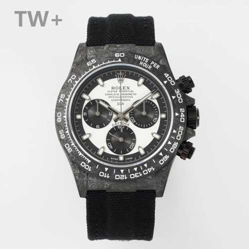 Tw+ Factory's Carbon Fiber Custom Edition of the Rolex Cosmograph Daytona Series