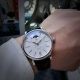 White Gold IWC Portofino Series, Model IW459401. This watch features a moon pha
