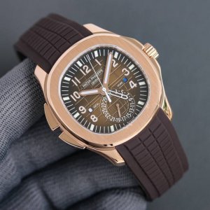 White, Gold Case Patek Philippe Aquanaut 5164A-001 watch features a modern and i White, Gold Case Patek Philippe Aquanaut 5164A-001 watch features a modern and i