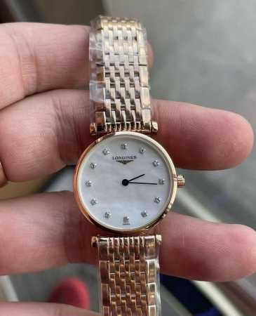 Longines La Grande Classique Classic Quartz Women's Watch, 24mm, with a natural - Click Image to Close