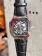Patek Hollow Quartz Men's Watch The sharp corners of the watch make it more uniq