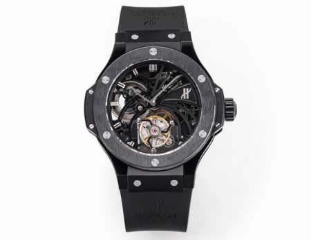 The upgraded version of the Hublot True Tourbillon Hb1 V4 is upgraded as follows - Click Image to Close