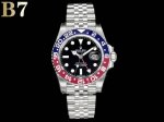 B7 Factory Rolex GMT upgraded version. Made of consistent 904L steel, the watch