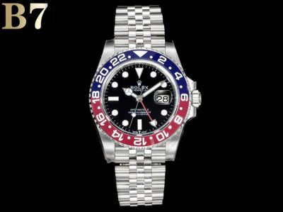 B7 Factory Rolex GMT upgraded version. Made of consistent 904L steel, the watch