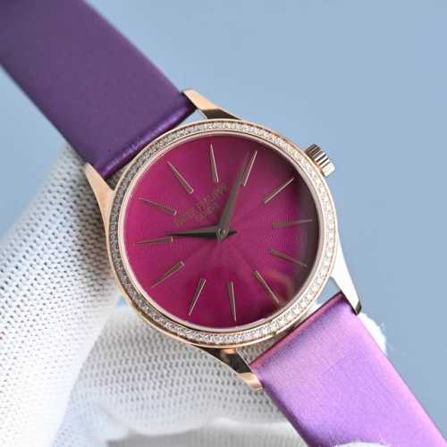 White Case Rose Gold New Women's Patek Philippe Classic Series 4897 Watch, Highl