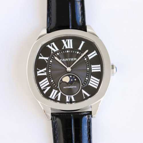 Cartier Drive De Cartier series Af9 watch. With an elegant and solemn pillow-sha