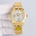 Tw Factory Rolex-34Mm Diamond Dial Pearlmaster Series Rz1 : The Women's Pearl La