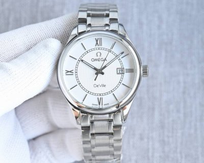 Brand: Omega three-hand new product, business casual Rl2 luxury atmosphere Type: