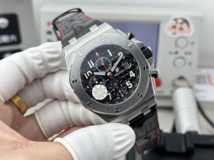 Audemars Piguet Royal Oak 26238 with rubber, leather, and steel straps. Featurin