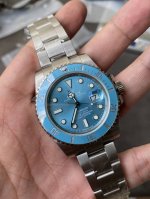 Bbf's latest creation, the Rolex Submariner, is the latest official Tiffany Blue
