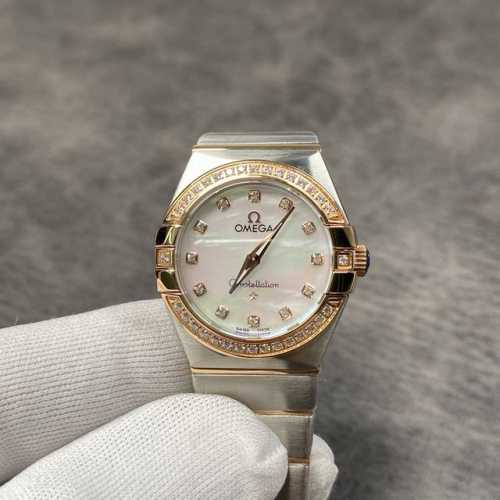 Omega Constellation Double Eagle Series, Female Model Swiss Quartz Movement! 27M
