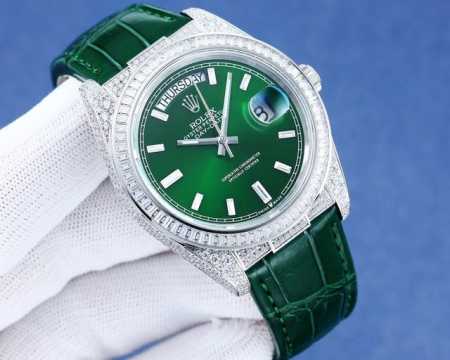 Rolex Top-Tier Quality, First-Ever Datejust American Alligator Leather Strap Ser - Click Image to Close