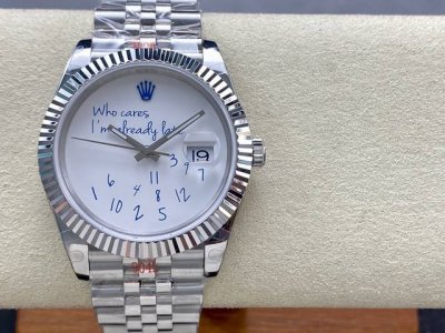 Rolex Who Cares Im Afready Te Personalized Datejust 41Mm Movement 904L Stainless