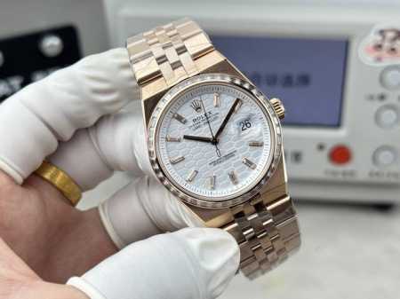 White Gold Diamond + 100 Es Factory Rolex Land-Dweller V2 Upgraded Version Size - Click Image to Close