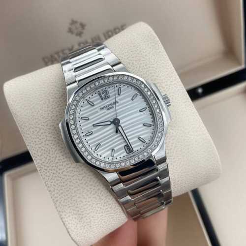 Patek Philippe's sporty and elegant Nautilus collection . The popular and clas