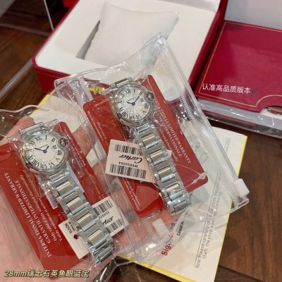 Actual photos of the Cartier Blue Balloon 28mm arrived from the Taiwan factory!