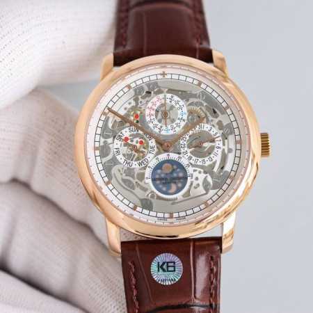 Heritage Series Perpetual Calendar Watch. Model: 43 00R-9687. This 41Mm Diameter - Click Image to Close