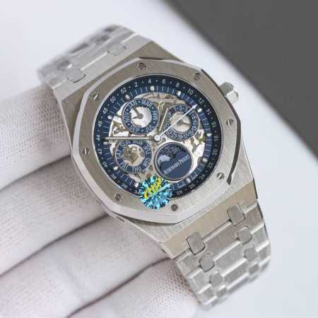 White, Black Ap Audemars Piguet Royal Oak 26574St series men's watch! Perfect a - Click Image to Close